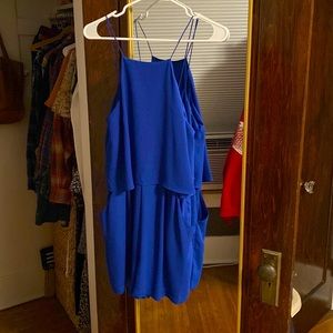 Express royal blue romper